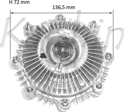 Kaishin GV009 - Debriyaj, radiator ventilyatoru furqanavto.az