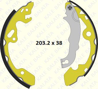 KALE 1019 0600 05 P - Əyləc Başlığı Dəsti furqanavto.az