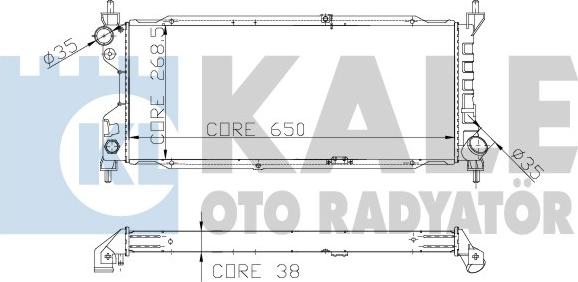 KALE OTO RADYATÖR 156000 - Radiator, mühərrikin soyudulması furqanavto.az