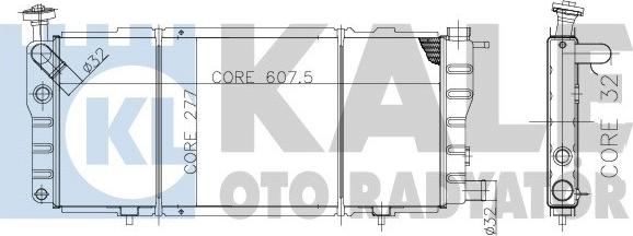 KALE OTO RADYATÖR 137800 - Radiator, mühərrikin soyudulması furqanavto.az