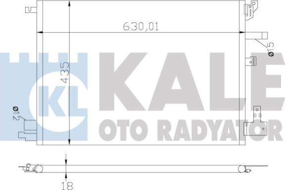 KALE OTO RADYATÖR 394200 - Kondenser, kondisioner furqanavto.az