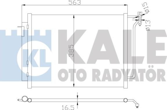 KALE OTO RADYATÖR 390900 - Kondenser, kondisioner furqanavto.az