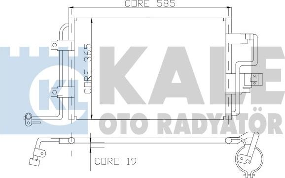 KALE OTO RADYATÖR 390600 - Kondenser, kondisioner furqanavto.az