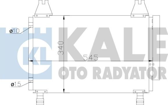 KALE OTO RADYATÖR 390100 - Kondenser, kondisioner furqanavto.az