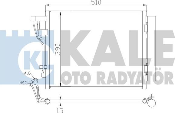 KALE OTO RADYATÖR 391600 - Kondenser, kondisioner furqanavto.az