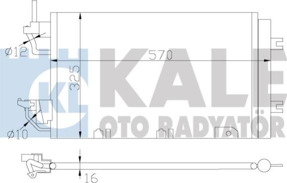 KALE OTO RADYATÖR 393500 - Kondenser, kondisioner furqanavto.az