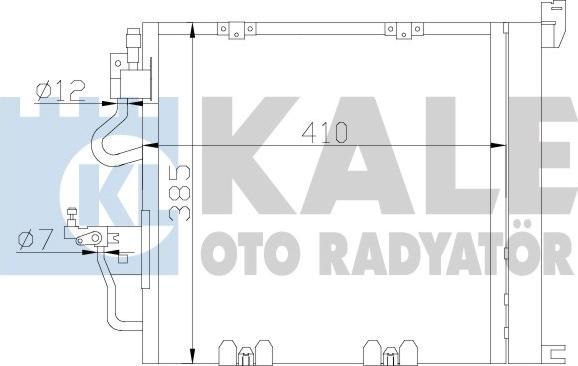 KALE OTO RADYATÖR 393600 - Kondenser, kondisioner furqanavto.az