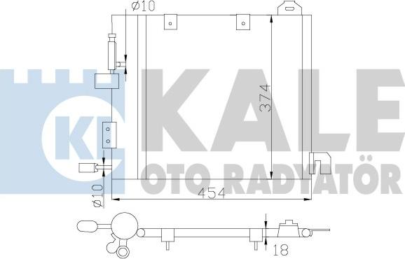 KALE OTO RADYATÖR 393800 - Kondenser, kondisioner furqanavto.az