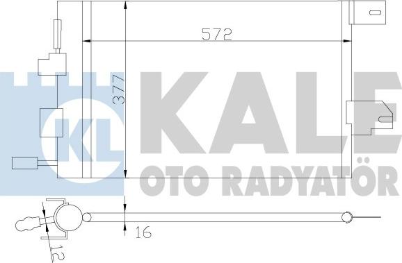 KALE OTO RADYATÖR 393300 - Kondenser, kondisioner furqanavto.az