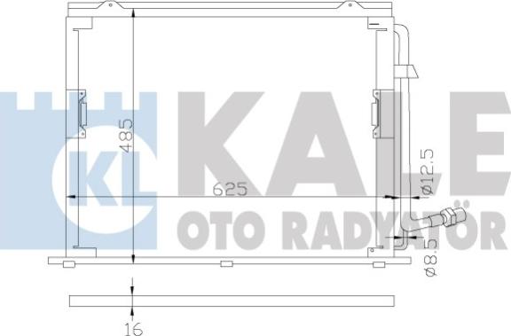 KALE OTO RADYATÖR 392400 - Kondenser, kondisioner furqanavto.az