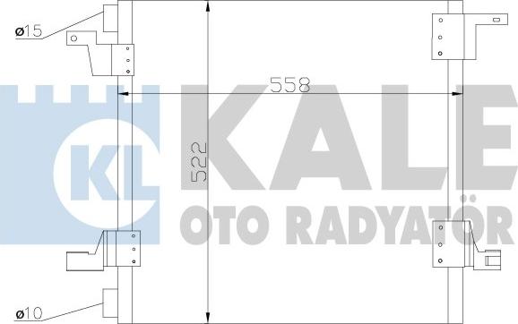 KALE OTO RADYATÖR 392600 - Kondenser, kondisioner furqanavto.az