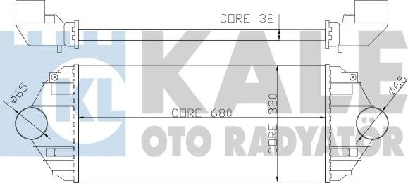 KALE OTO RADYATÖR 344500 - Intercooler, şarj cihazı furqanavto.az