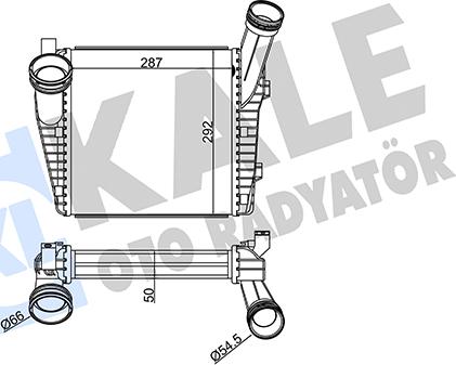 KALE OTO RADYATÖR 344745 - Intercooler, şarj cihazı furqanavto.az