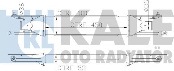 KALE OTO RADYATÖR 345400 - Intercooler, şarj cihazı furqanavto.az