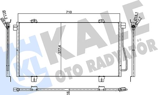 KALE OTO RADYATÖR 345560 - Kondenser, kondisioner furqanavto.az