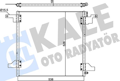 KALE OTO RADYATÖR 345515 - Kondenser, kondisioner furqanavto.az