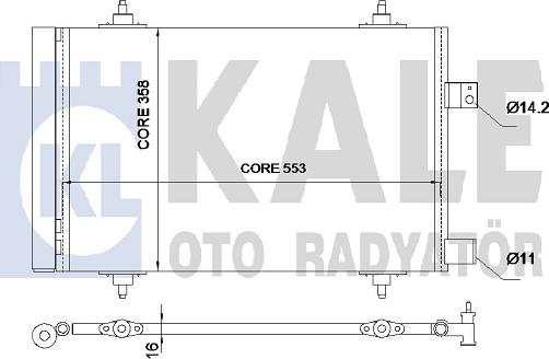 KALE OTO RADYATÖR 345665 - Kondenser, kondisioner furqanavto.az