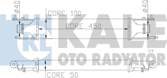 KALE OTO RADYATÖR 345600 - Intercooler, şarj cihazı furqanavto.az