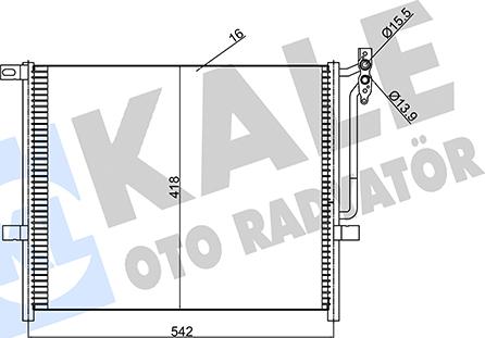 KALE OTO RADYATÖR 345625 - Kondenser, kondisioner furqanavto.az