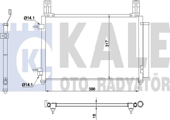 KALE OTO RADYATÖR 345165 - Kondenser, kondisioner furqanavto.az