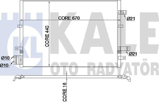 KALE OTO RADYATÖR 345380 - Kondenser, kondisioner furqanavto.az