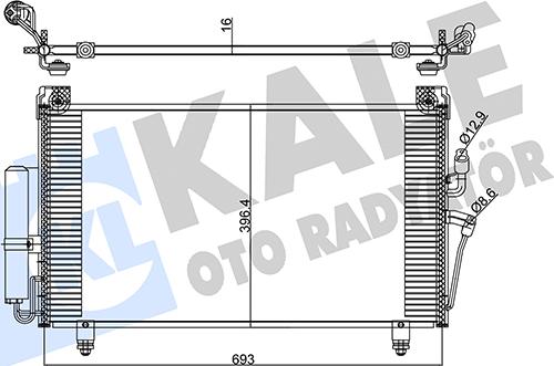 KALE OTO RADYATÖR 345255 - Kondenser, kondisioner furqanavto.az