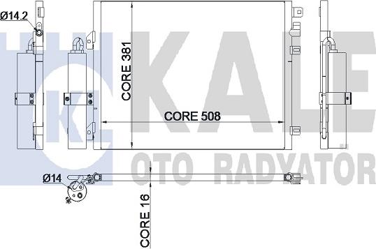 KALE OTO RADYATÖR 345285 - Kondenser, kondisioner furqanavto.az