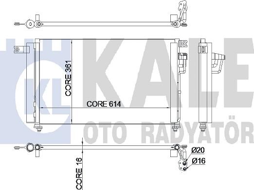 KALE OTO RADYATÖR 345235 - Kondenser, kondisioner furqanavto.az