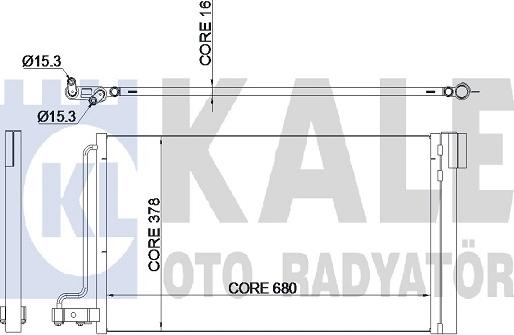 KALE OTO RADYATÖR 345220 - Kondenser, kondisioner furqanavto.az