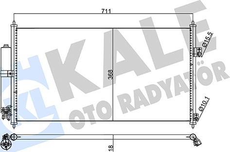 KALE OTO RADYATÖR 345795 - Kondenser, kondisioner furqanavto.az