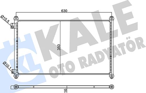 KALE OTO RADYATÖR 345705 - Kondenser, kondisioner furqanavto.az