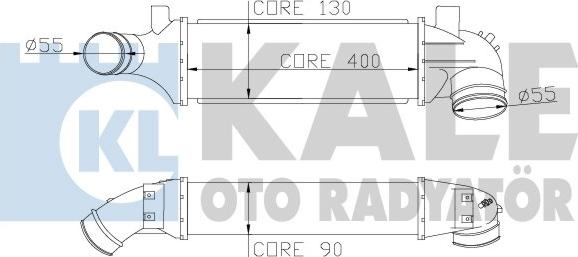 KALE OTO RADYATÖR 346600 - Intercooler, şarj cihazı furqanavto.az