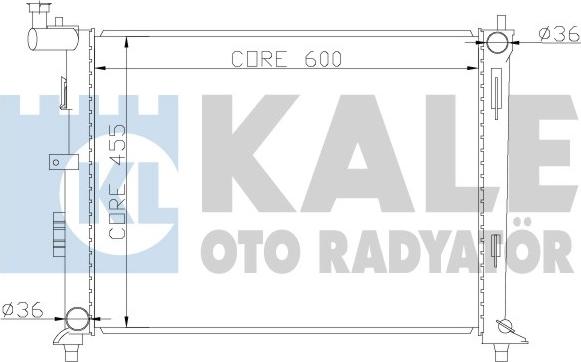 KALE OTO RADYATÖR 341980 - Radiator, mühərrikin soyudulması furqanavto.az