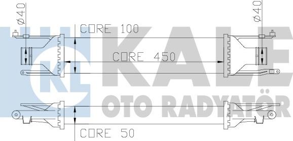 KALE OTO RADYATÖR 348400 - Intercooler, şarj cihazı furqanavto.az