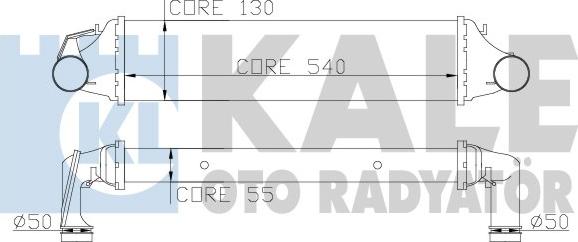 KALE OTO RADYATÖR 343400 - Intercooler, şarj cihazı furqanavto.az