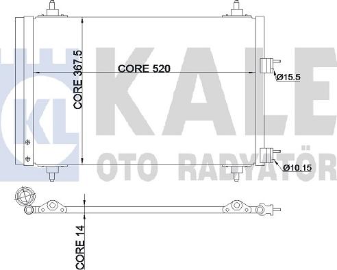 KALE OTO RADYATÖR 343095 - Kondenser, kondisioner furqanavto.az