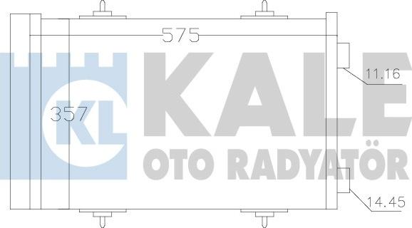 KALE OTO RADYATÖR 343090 - Kondenser, kondisioner furqanavto.az