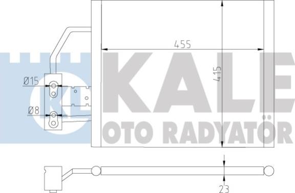 KALE OTO RADYATÖR 343055 - Kondenser, kondisioner furqanavto.az