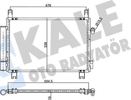 KALE OTO RADYATÖR 343105 - Kondenser, kondisioner furqanavto.az