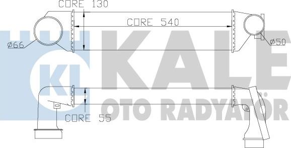 KALE OTO RADYATÖR 343300 - Intercooler, şarj cihazı furqanavto.az