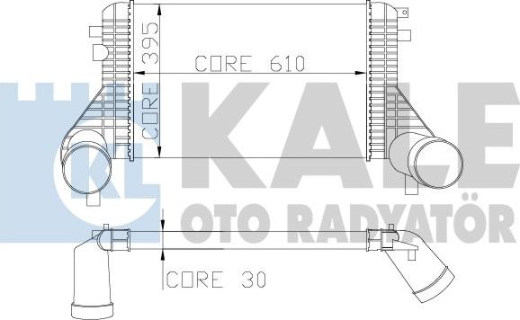 KALE OTO RADYATÖR 342900 - Intercooler, şarj cihazı furqanavto.az