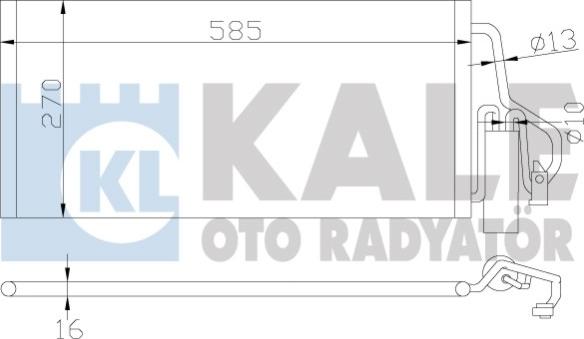 KALE OTO RADYATÖR 342915 - Kondenser, kondisioner furqanavto.az