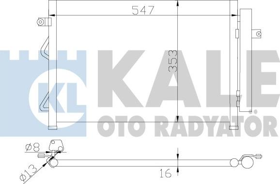 KALE OTO RADYATÖR 342975 - Kondenser, kondisioner furqanavto.az