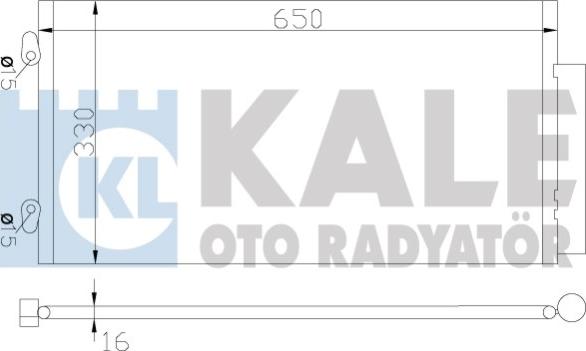 KALE OTO RADYATÖR 342455 - Kondenser, kondisioner furqanavto.az