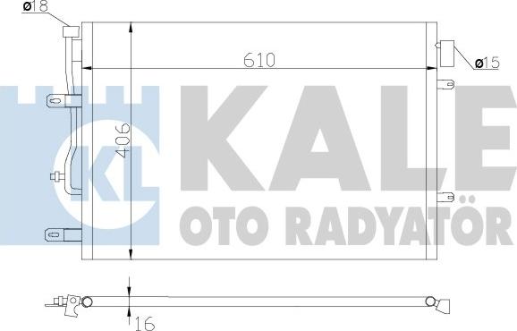 KALE OTO RADYATÖR 342410 - Kondenser, kondisioner furqanavto.az