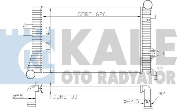 KALE OTO RADYATÖR 342500 - Intercooler, şarj cihazı furqanavto.az