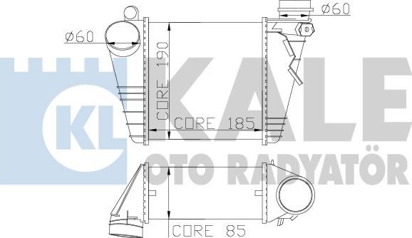 KALE OTO RADYATÖR 342000 - Intercooler, şarj cihazı furqanavto.az