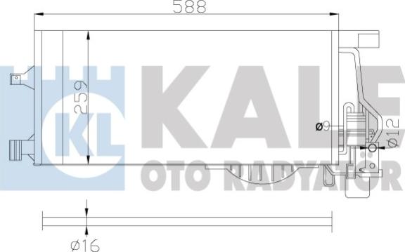 KALE OTO RADYATÖR 342895 - Kondenser, kondisioner furqanavto.az