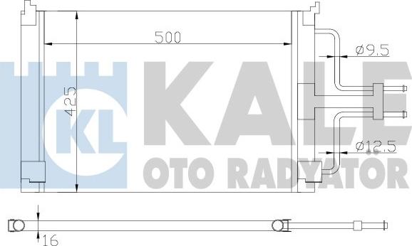 KALE OTO RADYATÖR 342845 - Kondenser, kondisioner furqanavto.az