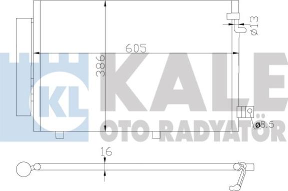 KALE OTO RADYATÖR 342860 - Kondenser, kondisioner furqanavto.az